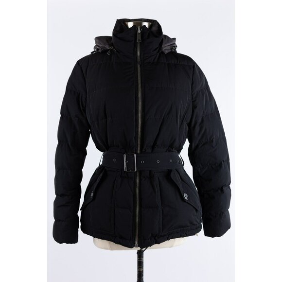$1,450 Burberry Brit Goose Down Reversible Puffer Coat SZ M Nova Check